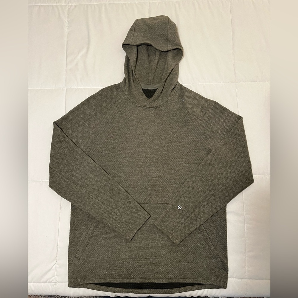 Lululemon At Ease Hoodie in Save Green Size Large worn Large.
